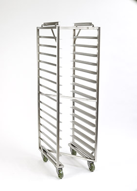 Z-FRAME® Nesting Baxter Oven Racks - Single End Load