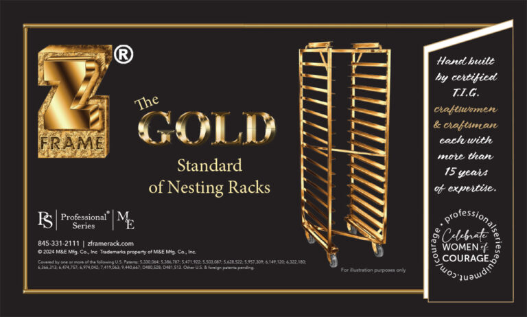 Gold Frame Rack Z-FRAME® Nesting Racks are the Gold Standard - M&E Manufacturing ...